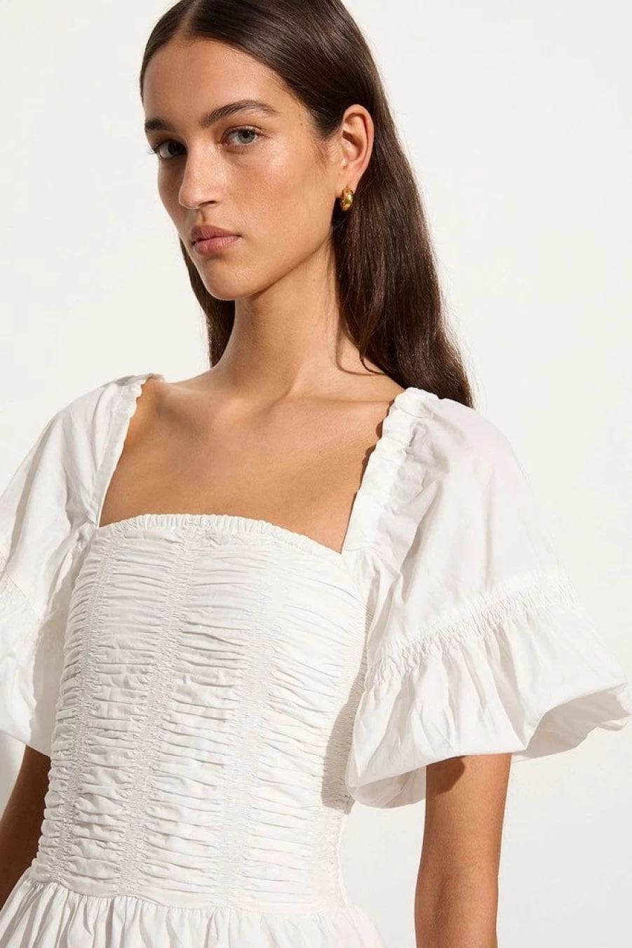 Faithfull The Brand Belladonna White Mini Dress - Women's Boho Chic Summer Dress