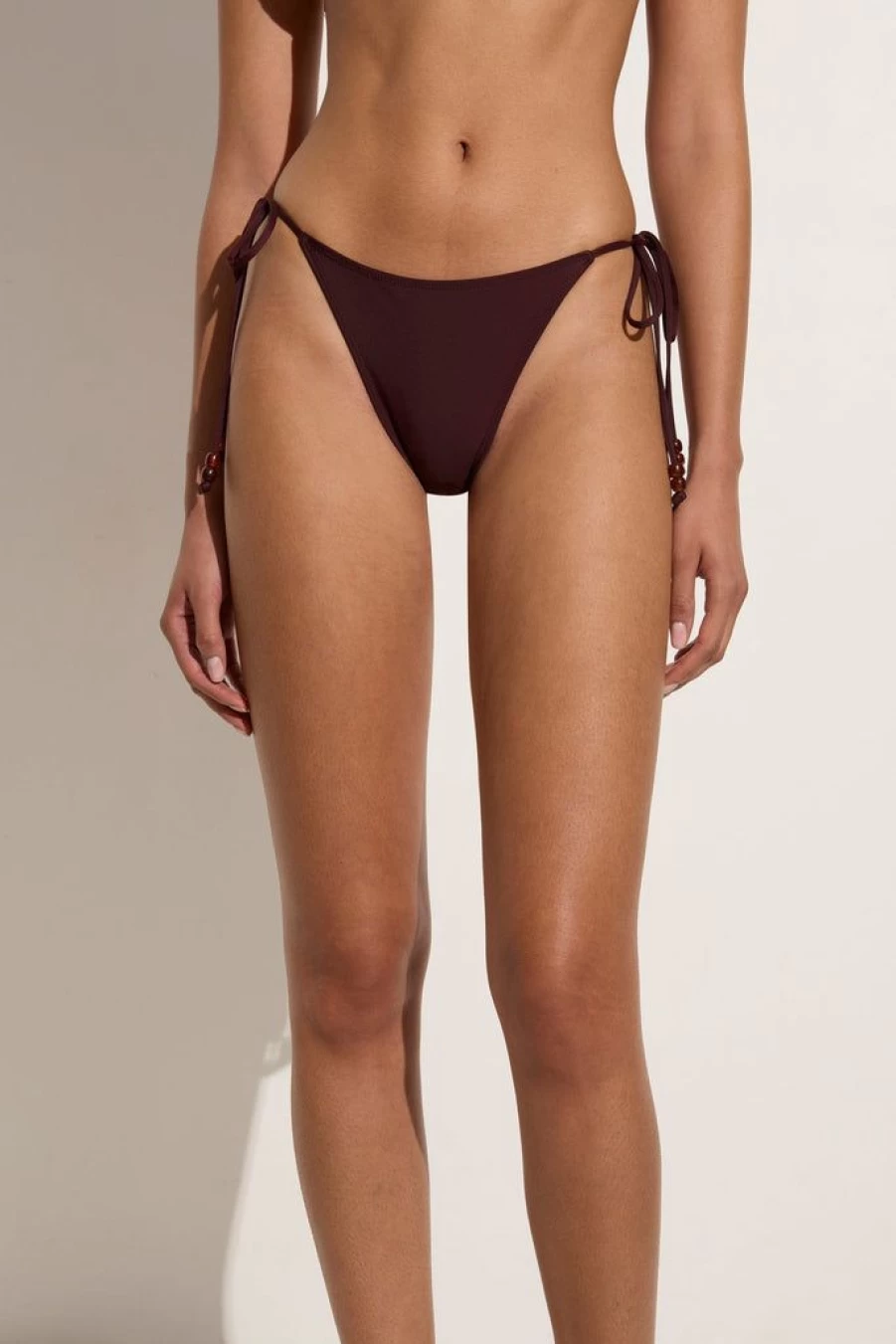 Faithfull The Brand Ada Bikini Bottoms - Soil Color Swimwear Bottom